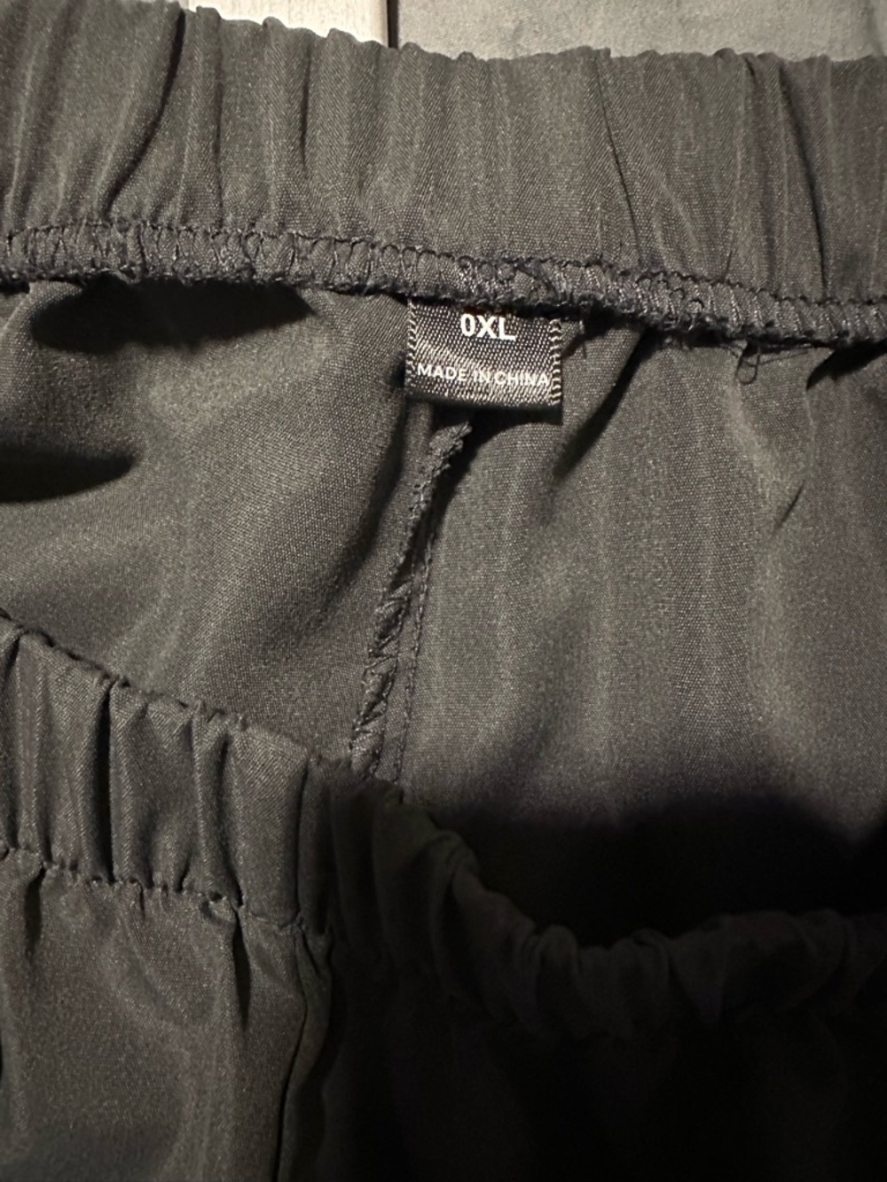 Dark Grey Wide Leg Barrel Elastic-Waist Pants Size XL - Picture 2 of 2